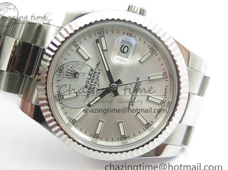 MiroTime 1229 DateJust 126334 SS Noob 1:1 904L Best Edition Silver Dial Stick Markers on Oyster Bracelet A HighQuality 3168